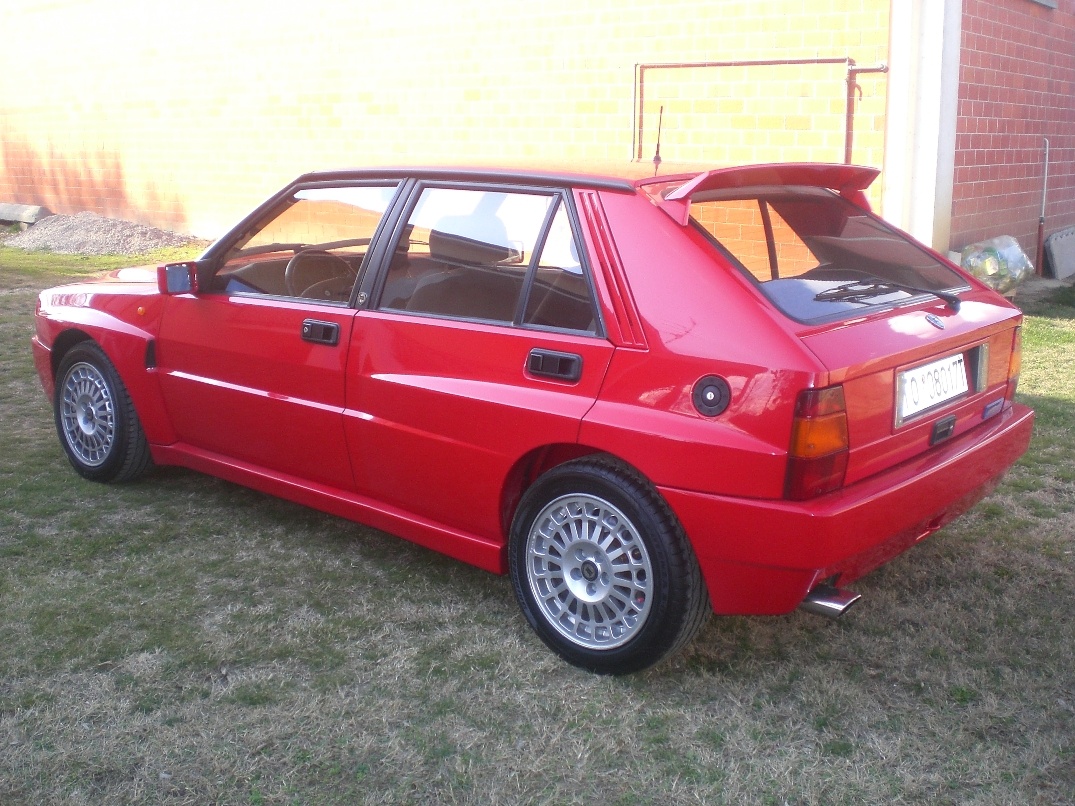 Lancia Delta evo 1 rosso monza SOLD Italia