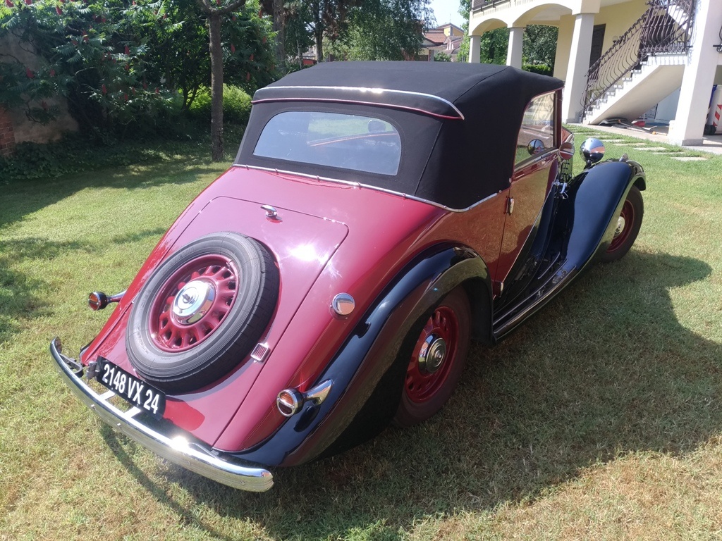 Lancia Augusta Belna cabriolet Paul Nèe SOLD Italia