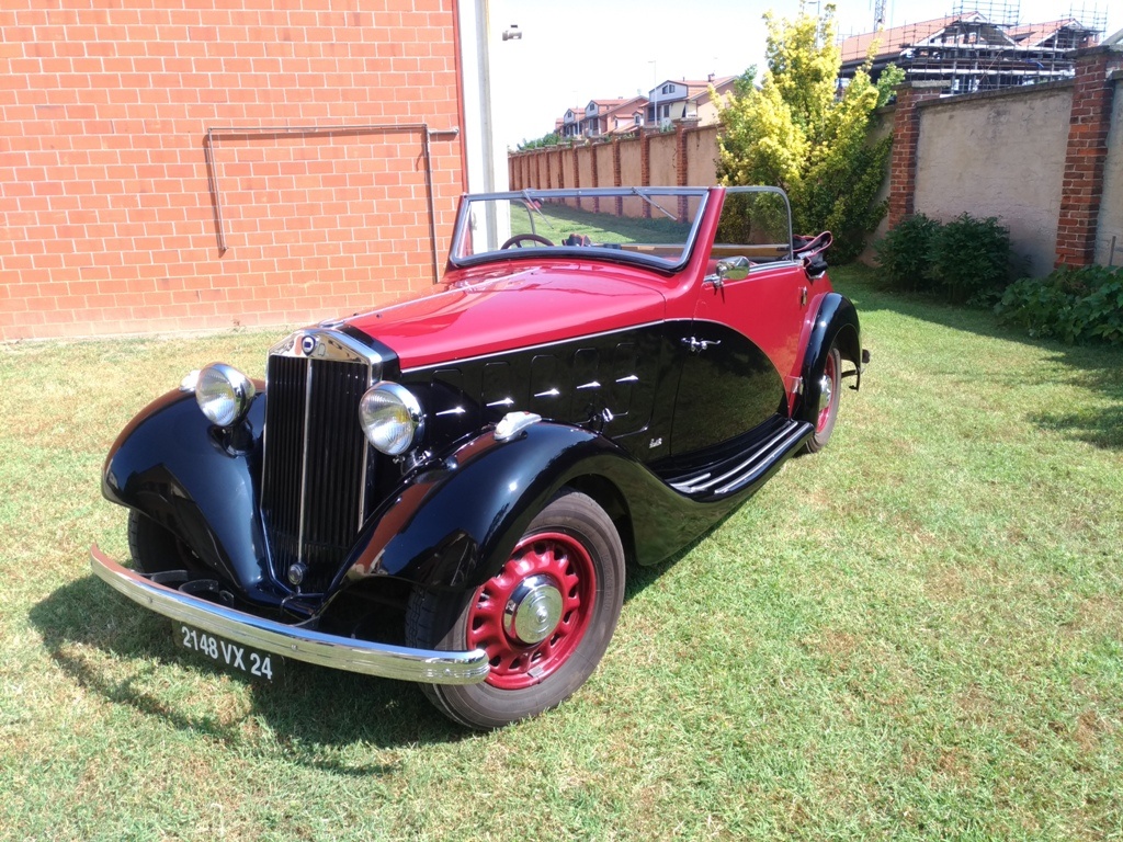 Lancia Augusta Belna cabriolet Paul Nèe SOLD Italia