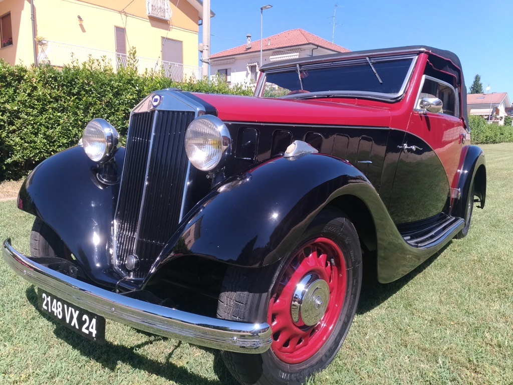 Lancia Augusta Belna cabriolet Paul Nèe SOLD Italia