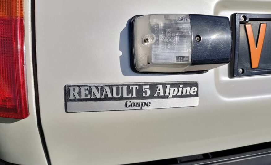 Renault 5 Alpine turbo versione speciale Coppa