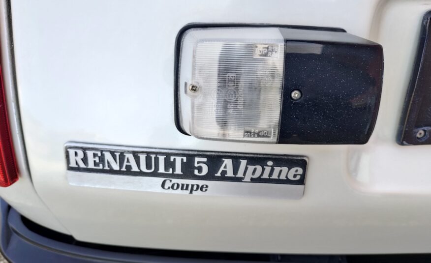 Renault 5 Alpine turbo versione speciale Coppa